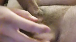 Hard uncut dick