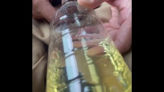 PET bottle pee