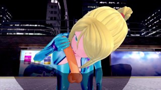Samus em ação: 3D hentai incontrolável!