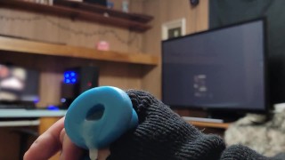 Cumming inside fleshlight again uwu