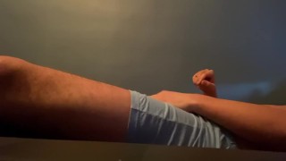 Boy fingering ass (nearly caught)