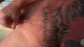 My cuck wanted a golden shower all over his face to cool off after work! 