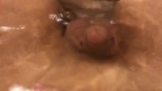 ミニイルカの潮吹き