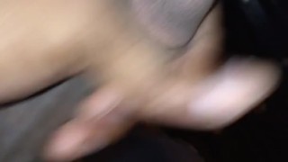 Playing with my big black cock!