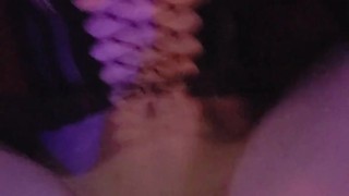 Big titty goth girlfriend tied up and fucked, begs for my cum