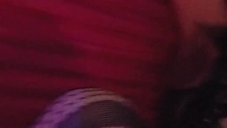 Big titty goth girlfriend tied up and fucked, begs for my cum