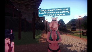 Monster Girl Island Prologue Part 1: Big Robot Girl Titties!