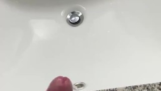 Handjob in the sink