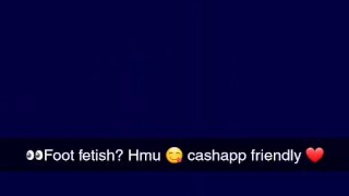 Only fans @kissdabbw with your foot fetish