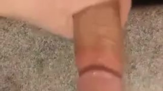 Up close cock worship and tease to throbbing big cock cumshot