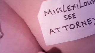 MissLexiLoup hot curvy ass female jerking off in classic style