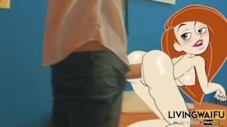 KIM POSSIBLE 2D Real CARTOON animation Big Ass Booty HENTAI Riding Cosplay Porn Anime sex porn xxx