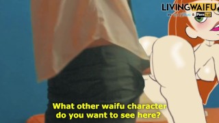KIM POSSIBLE 2D Real CARTOON animation Big Ass Booty HENTAI Riding Cosplay Porn Anime sex porn xxx