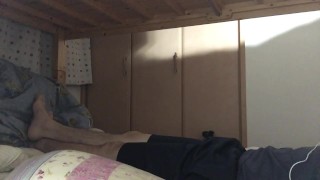 I took a voyeur yesterday of my fuck buddy developing anal!【Techno break】【Masturbation】