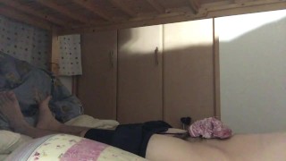 I took a voyeur yesterday of my fuck buddy developing anal!【Techno break】【Masturbation】