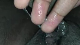 Watch as I play with my wet pussy after a great solo time of pleasing myself 