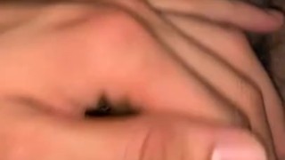 Rubbing big cock ready to ride