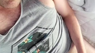 UNCUT OTTER WITH A BIG DICK JERKS AND CUMS