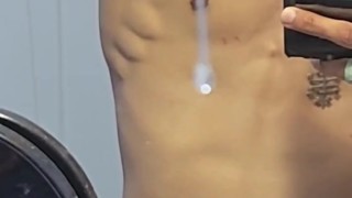 CUMDRIP A Single Pearl of Cum Out of the Tip of my Dick 