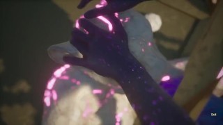 Dragon get sucked out by a Cat Slut