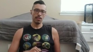 Latino solo jerk! Doesn't cry at the end