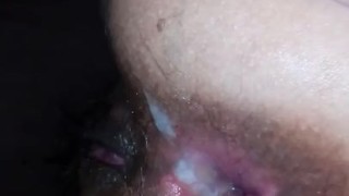 Anal creampie