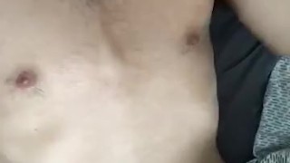 Chest & Biceps Flexing Muscle