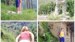 BEST pissing compilation on Split screen - Angel Fowler 