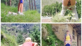 BEST pissing compilation on Split screen - Angel Fowler 
