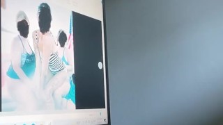 Masturbating to coworkers Facebook page