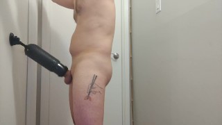 Automatic stroker makes me cum HARD