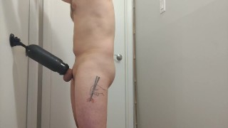 Automatic stroker makes me cum HARD