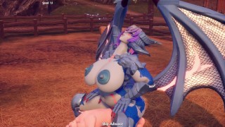 Breeders of the nephelym blue big tits Jabberwock girl all sex scene Ep.1