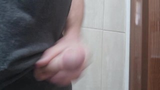 Jerking off at the office
