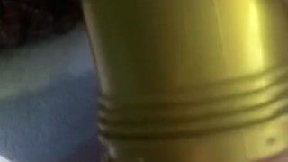 Chubby Amateur cums in Fleshlight
