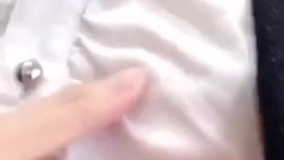 大手メーカー勤務OLの本当の姿_ノーブラ　ノーパンパンスト