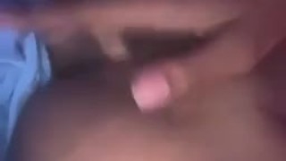 18-year-old teen fingering herself