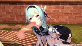 Genshin Impact - Eula Anal Creampie