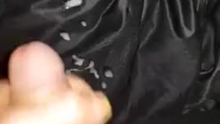 Cumshot on short