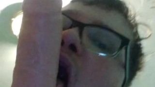 Dildo sucking 