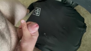 Blowing a nice huge, milky load