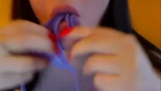 Chubby Slut Panty Stuffing Panty Fetish With Dirty Talk On Webcam