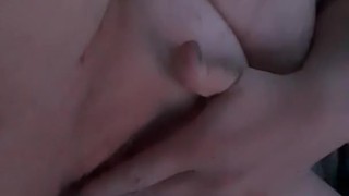 Playing with my wet pussy in bed