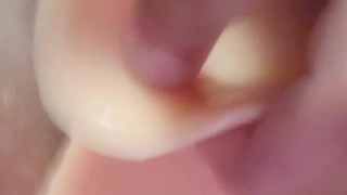 Mommy getting fucked by a dildo and creaming down my ass