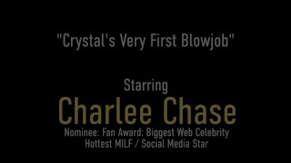 Charlee Chase Helps Crystal Orchid With Her Very First BJ!