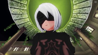 3D HENTAI POV 2B cowgirl