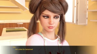 4k KinkyVIDEOS PORN GAME 3D ANIME CARTOON - MY FRIEND'S NEIGHBOR GIVE ME A HANDJOB UNDER TABLE