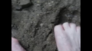 Playing in the water