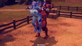 Breeder of the nephelym blue big tits Jabberwock girl All sex scenes ep.2