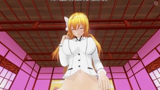3D HENTAI POV Mayuri orgasms riding your cock